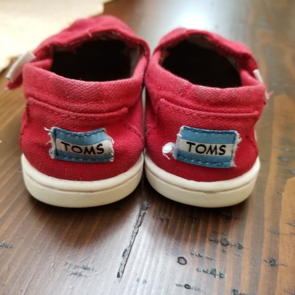 Red Toddler Tom's size 7 - Picture 2 of 6